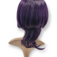 Vesipestävä peruukki, violetti takapiiska