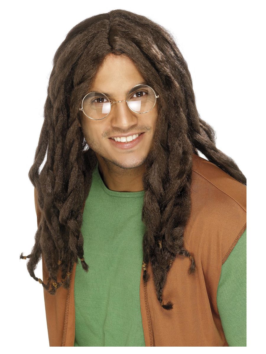 Peruukki Dreadlocks, ruskea