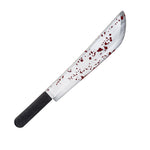 Muovinen machete veriroiskeilla (53cm)