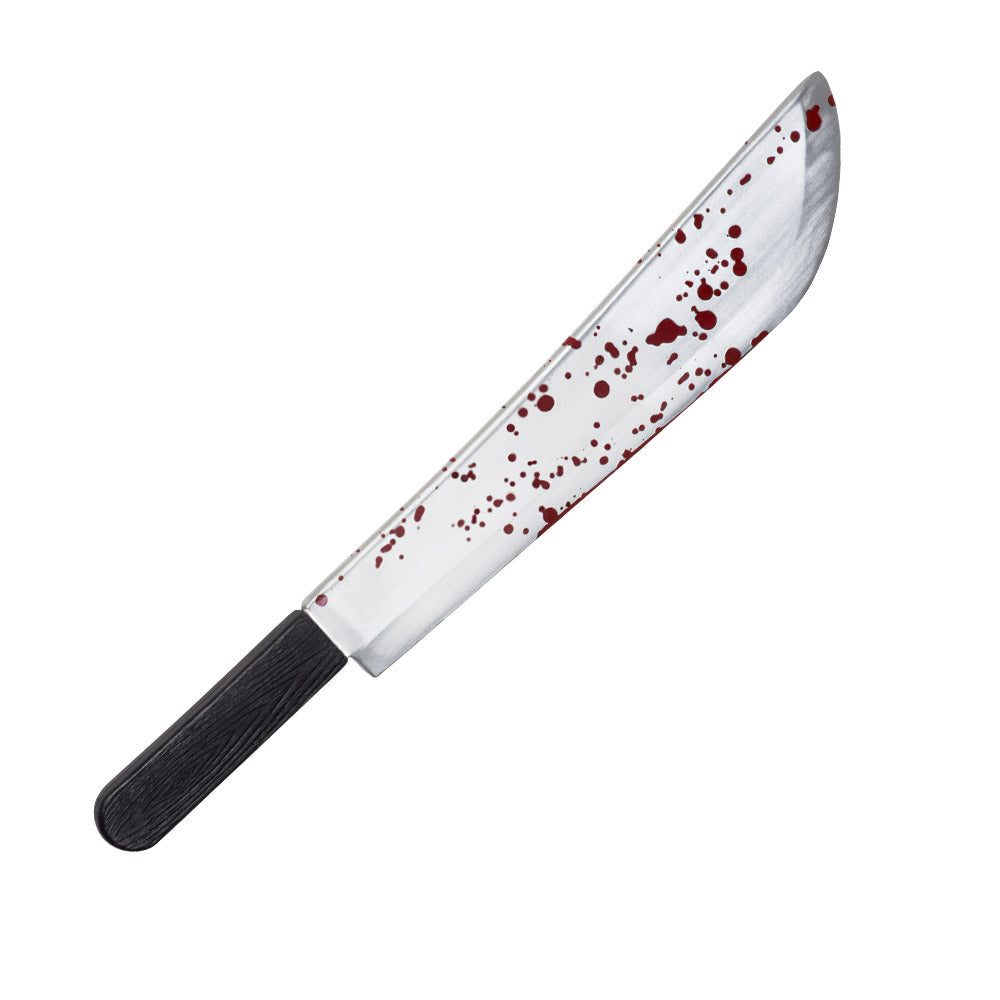 Muovinen machete veriroiskeilla (53cm)