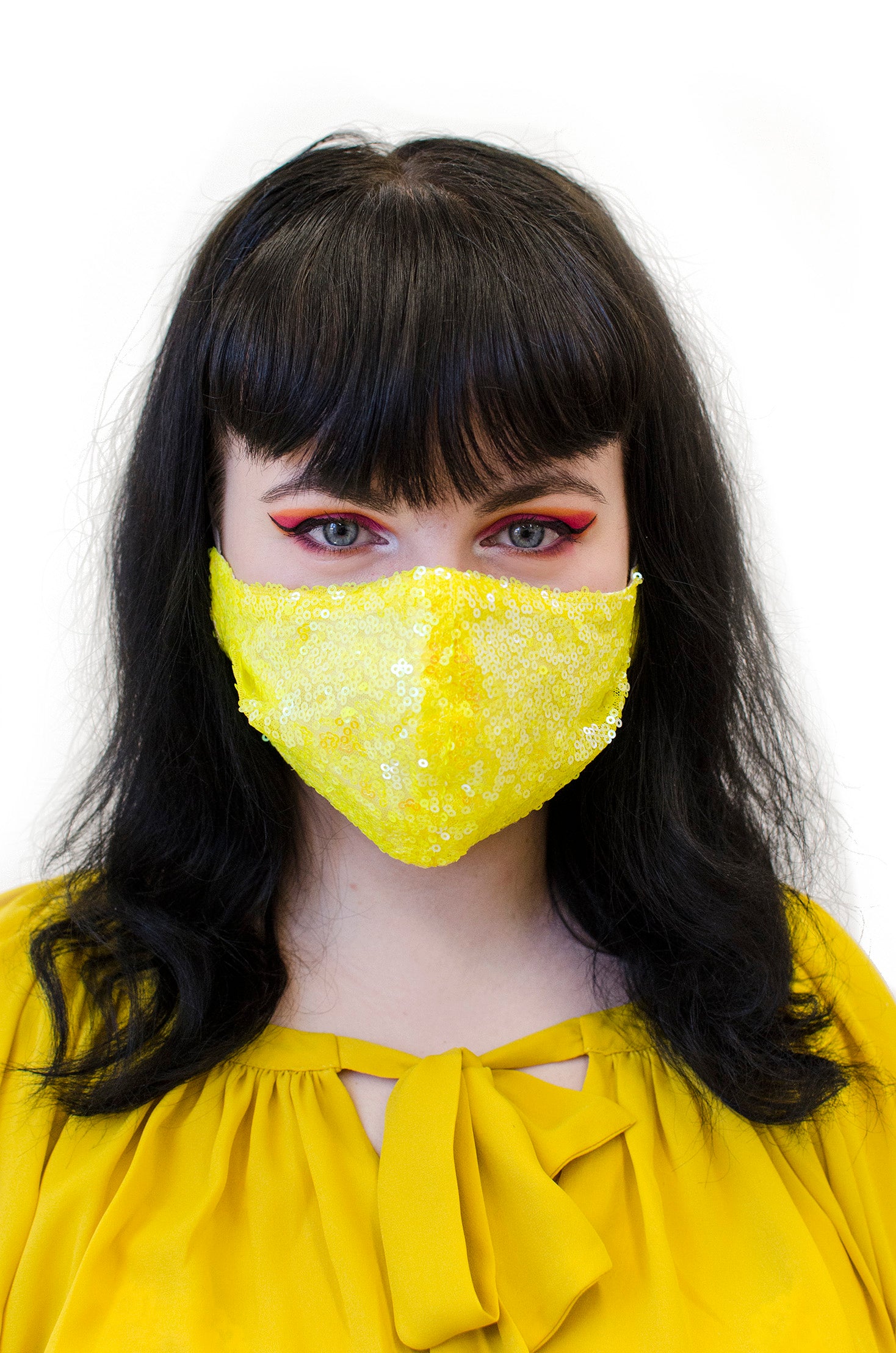 Frida Fiasko paljettimaski Lemon