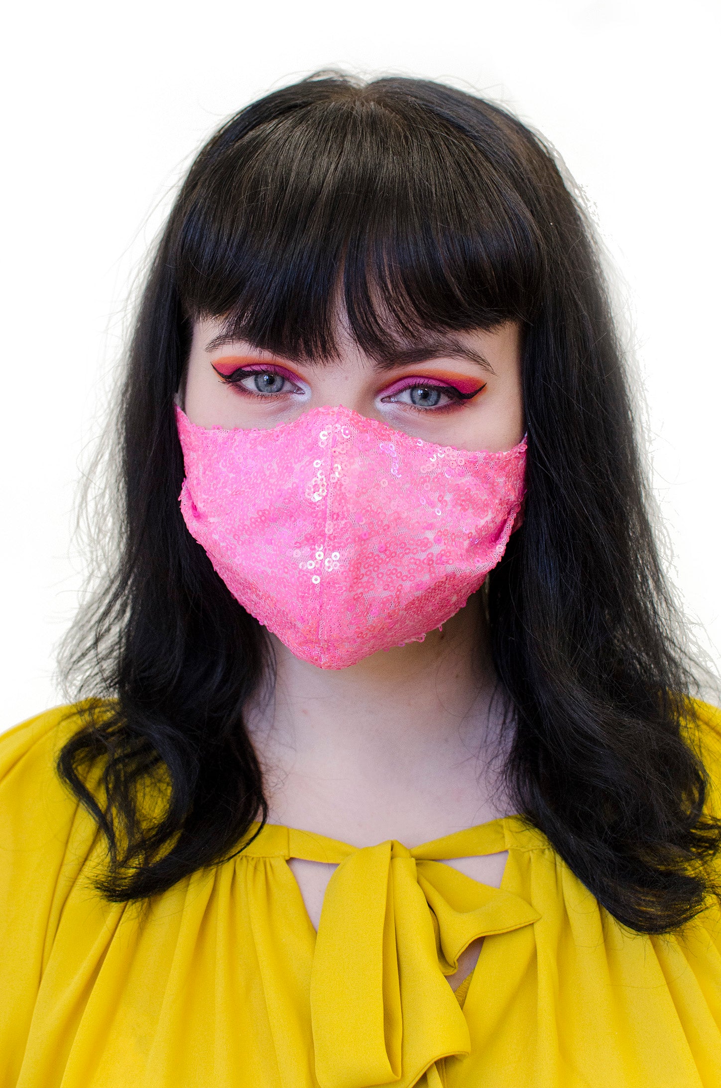 Frida Fiasko paljettimaski Candy Pink