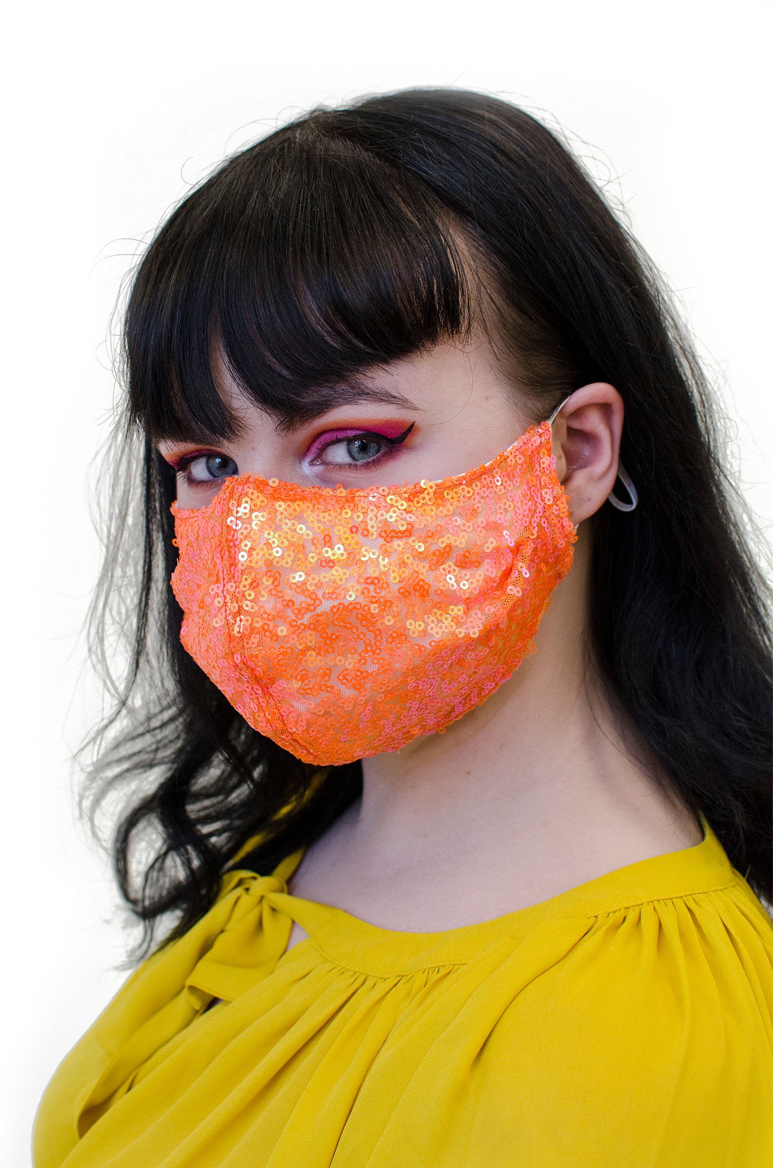 Frida Fiasko paljettimaski Mandarin