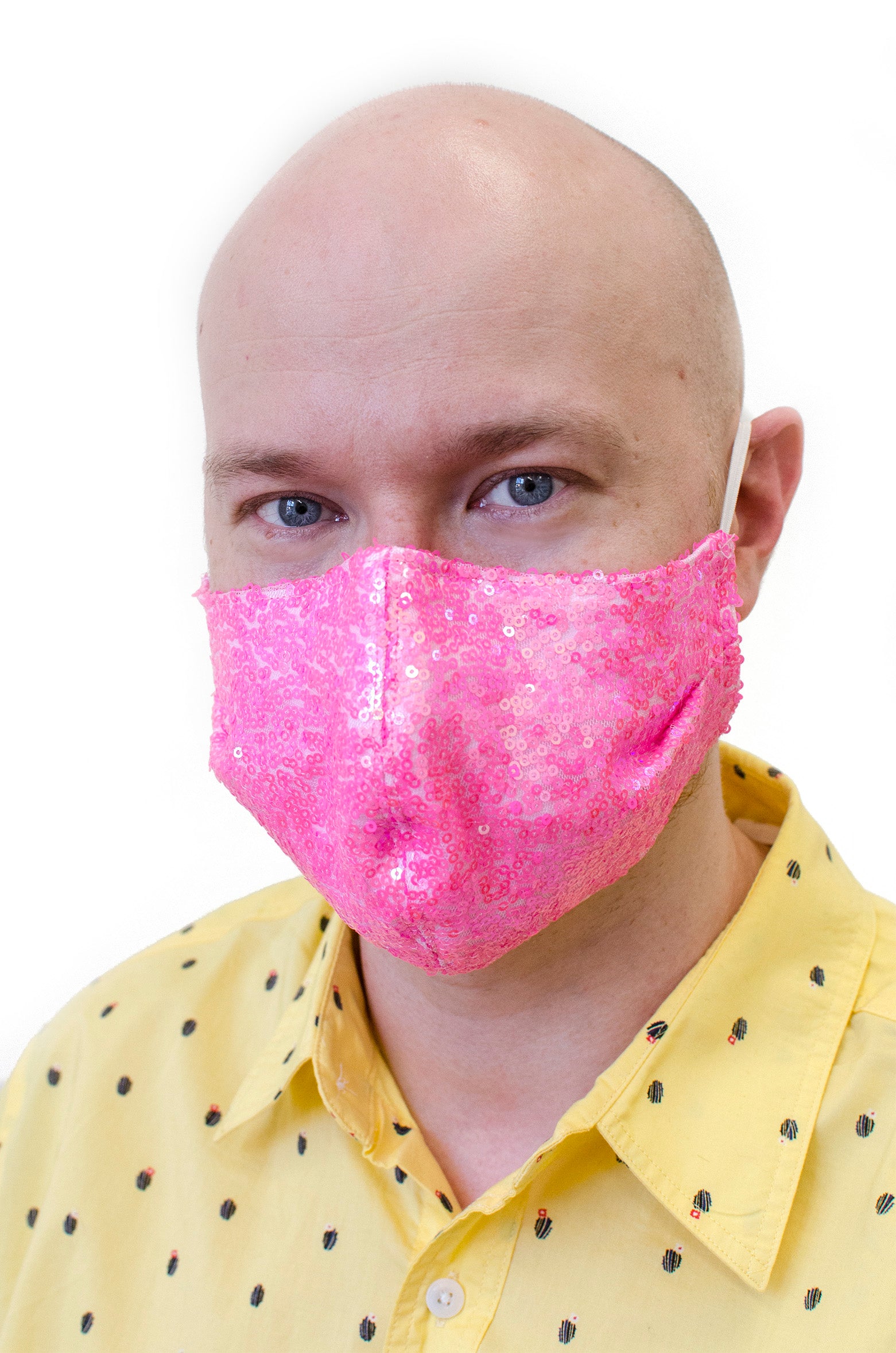Frida Fiasko paljettimaski Candy Pink