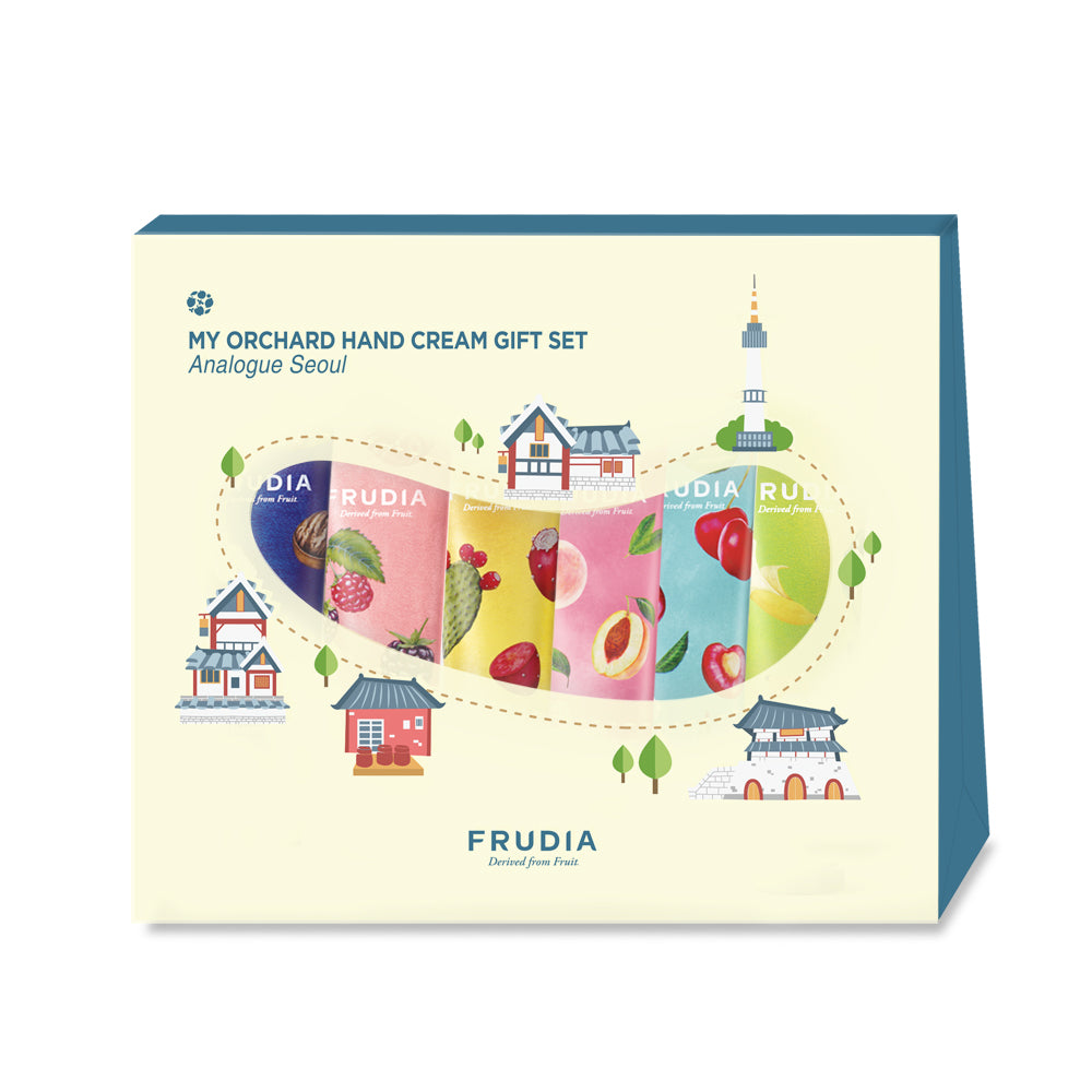 FRUDIA Analogue Seoul -lahjasetti (6kpl käsivoiteita)