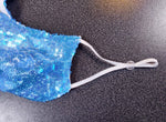 Frida Fiasko paljettimaski Sky Blue