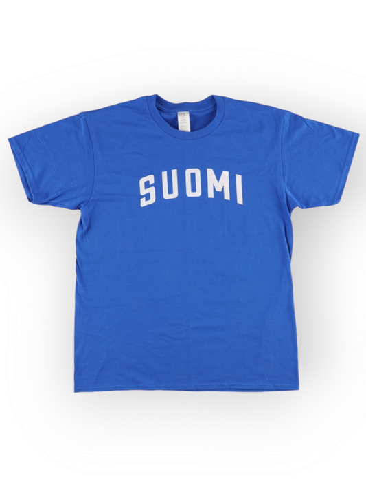 Sininen T-paita Suomi