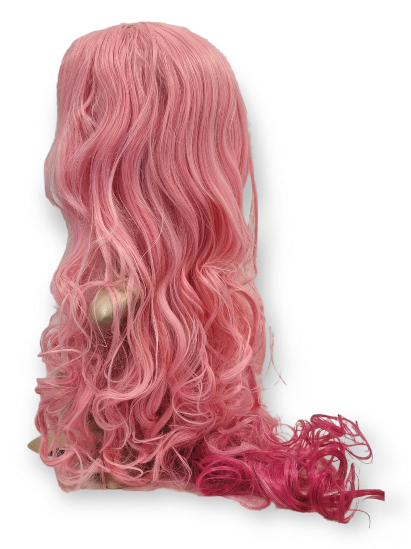 Vesipestävä peruukki, vaaleanpunainen superextrapitkä