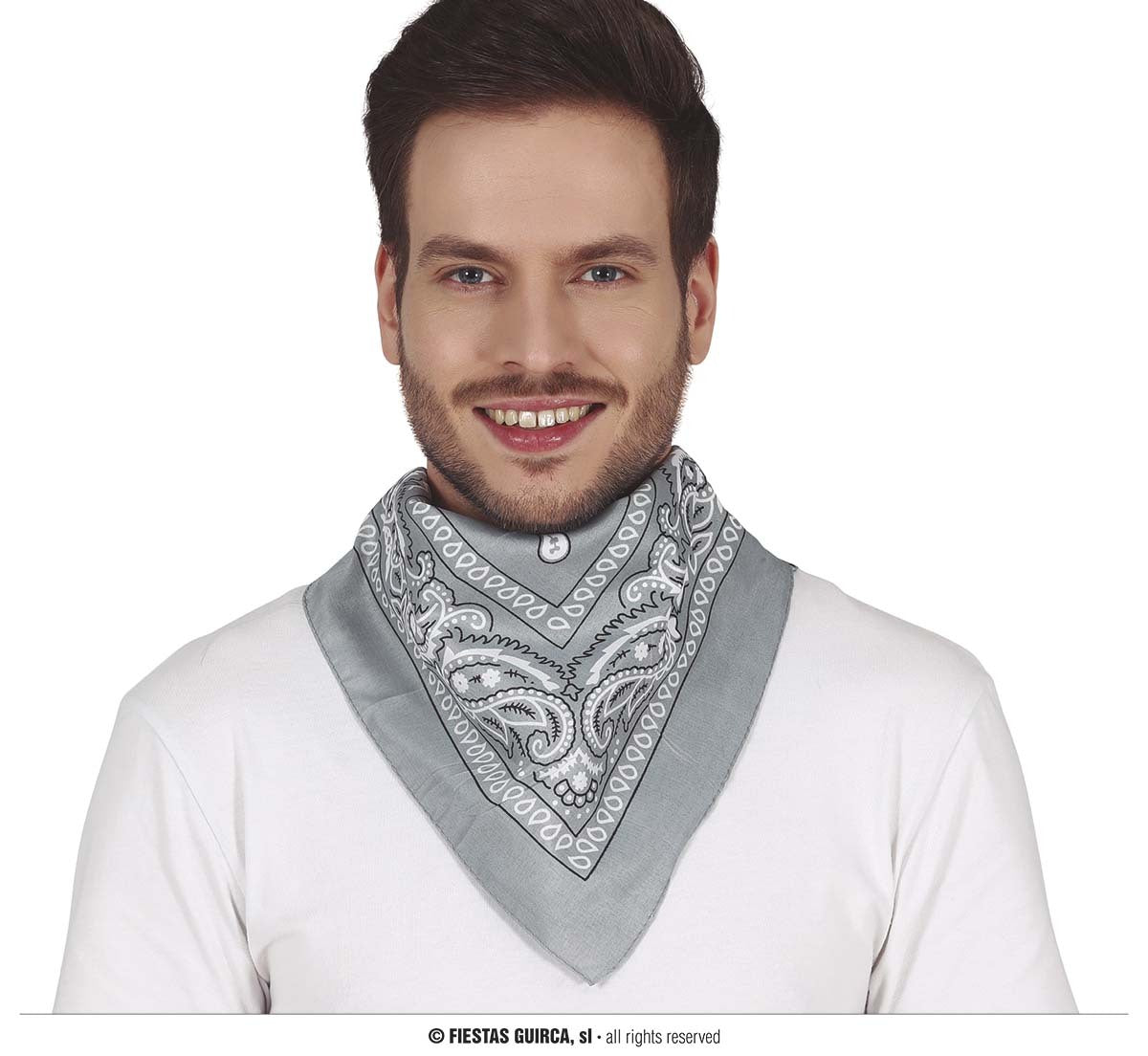 Cowboyn Bandana, harmaa