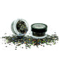 PaintGlow Holographic Chunky Glitter, Black Star