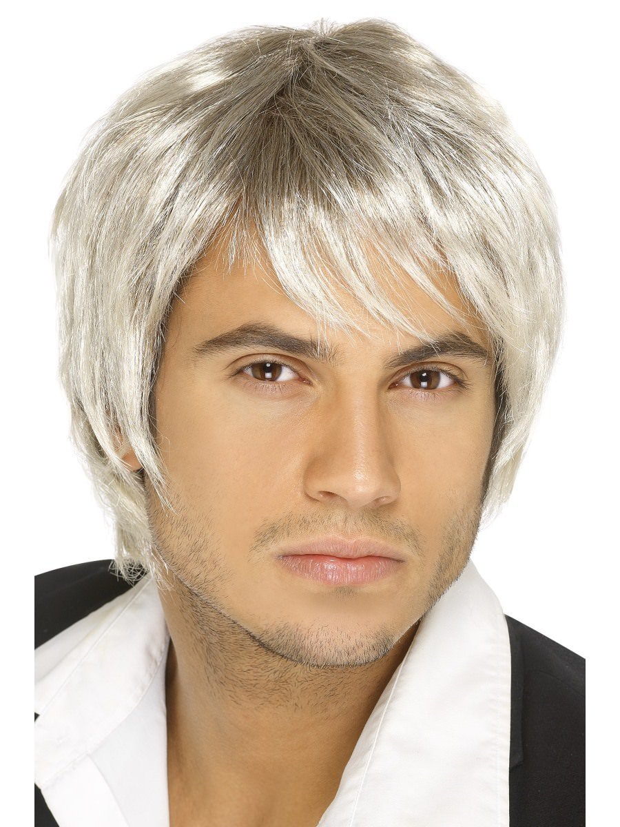 Boy Band peruukki, luonnollinen vaalea