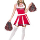 Cheerleader mekko ja pompomit