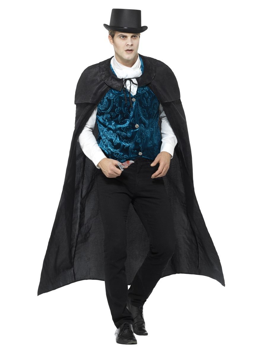 Jack The Ripper Deluxe (viitta, liivi ja röyhelökaulus)