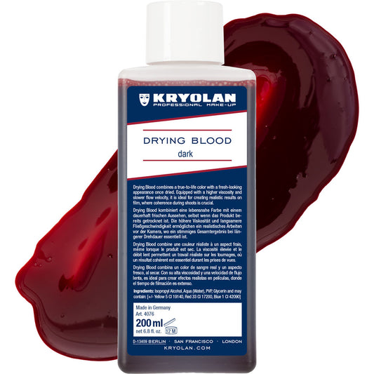 Kryolan Drying Blood (kuivuva tekoveri), tumma 200ml