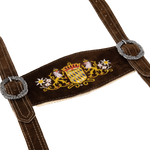 Aidot Oktoberfest Lederhosen nahkaiset henkselit, ruskea