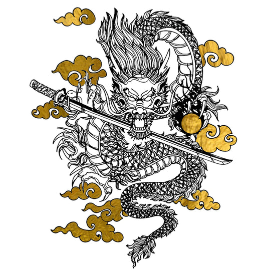 Siirtokuvatatuoinnit Shinobi Dragon (2 arkkia)